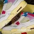 RETAIL GOD TO PK Black Jordan 4 Green SHIP SB MATERIALS READY Retro 0511